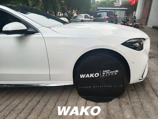 Carro removível da colagem que envolve película protetora 7.5mil do corpo do filme a auto